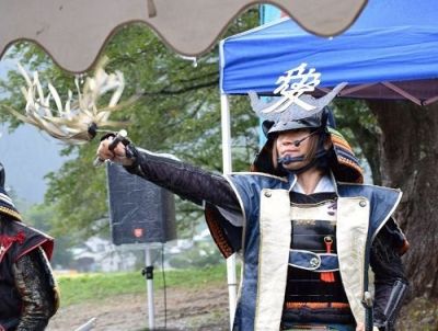 愛の武将隊も来てくれました。